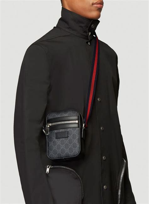 gucci man handbag|Gucci shoulder bag men's black.